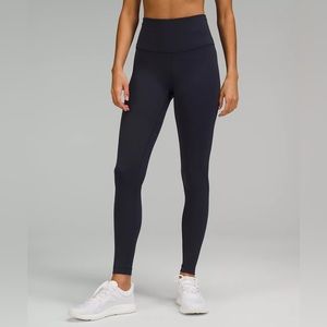Lululemon Wunder Under High Rise Tight 28” Size 6 in navy